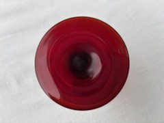 Bryce Ruby Red Glass 638 Liquor Cocktail Stem(s) 3oz Very Good Used Condition