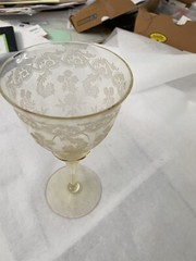 Antique Tiffin Rosalind Mandarin Crystal Water Goblet – 2ND PRICE DROP!!