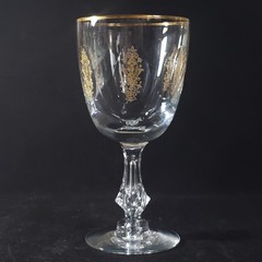 TIFFIN FRANCISCAN PALAIS VERSAILLES WATER GOBLET, 6 7/8″ 9 Oz, USA