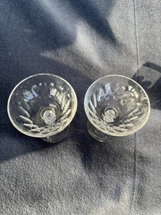Set of 2 Hutschenreuther Dogwood Champagne/Sherbet 3 3/4″ tall