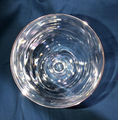Vintage Schott-Zwiesel Meran Platinum Rimmed Goblet