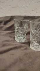 4 Early American Prescut Tumblers Anchor Hocking 5 Oz Juice Glasses 1 Set Of 4