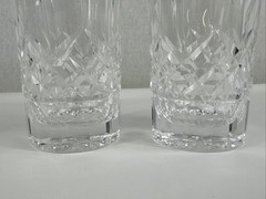 2 VINTAGE WATERFORD CRYSTAL LISMORE HIGHBALL 12oz TUMBLER GLASSES 5 5/8″