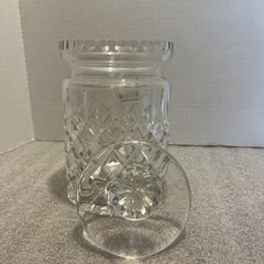 Royal Irish Crystal 8” Biscuit Cookie Jar With Lid