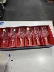 Set of 6 Longchamp 6 cl Cristal d’Arques Crystal Cordial Glasses