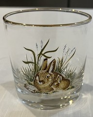 Vintage West Virginia Specialty Glass American Wildlife rocks glasses lot of 7