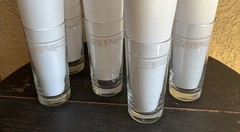 VTG Corelle Coral Tulip Rose Tumblers Water Glasses – 7
