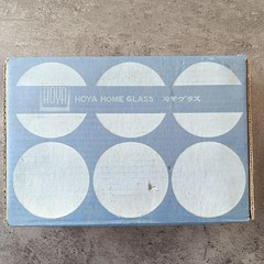 HOYA CRYSTAL Glass 6pcs set 6×8.5cm/2.36×3.34″ HOYA CRYSTAL HOYA CRYSTAL HOYA