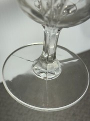 EAPG Daisy & Button Variant Water Goblets – GLOW – Set of 8