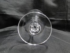 Towle Cornet, Clear w/ Cut Stem: Water or Wine Goblet (s), 8 5/8″ Tall