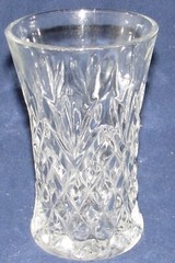 Vintage Anchor Hocking Prescut «Pineapple» Tumblers Clear – Multiple Quantities