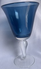 Artland Salute Blue Water Goblets Set of 6 *Read Note in Description