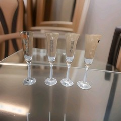 VTG NIB Set of Three Discontinued Dolce Vita by Franco Embellished Flutes