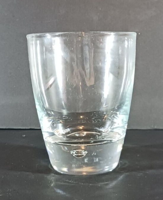 Bormioli Rocco LUNA BEVERAGE JUICE GLASS 11.5 Oz 4″ Tall Bubble Bottom SCRATCHES