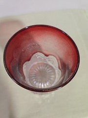 Victorian Ruby Flashed 3.75 Inch Philadelphia Souvenir,Excelsior Springs.