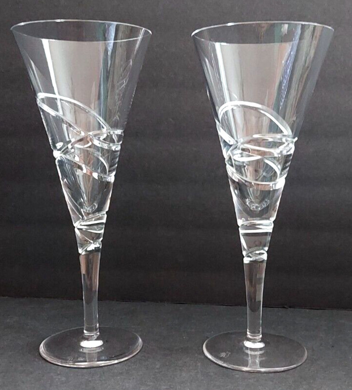 Set of 2 Royal Doulton Saturn Led Crystal Water Goblet (2 set available)