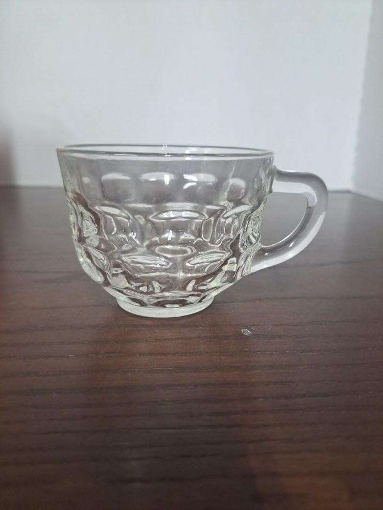 Federal Glass Yorktown (COLONIAL) Thumbprint Punch Cup