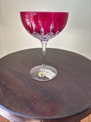 NEW WATERFORD CRYSTAL Lismore Pops Pink Cocktail Glass
