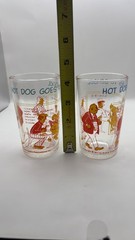 Vintage 1971 Archie Comics Hot Dog Goes To School Glasses SABRINA Pair