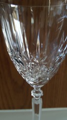 5 Oneida ORCHESTRA Cut Glass Crystal 7-3/4″ Water Goblets