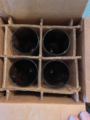 Princess House RARE 4 Amethyst Crystal Tumblers 5258 NEW IN BOX