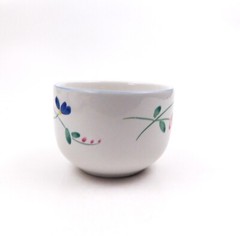 Allegro Stoneware Hearthside Cup Coffee Tea Flowers Vine Vintage