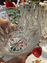 Gorham Crystal Lady Anne Crystal Cut Glass 6″ Highball Set Of 8 Used