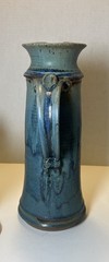 Vintage Hand Thrown Studio Pottery Pitcher and 6 Goblets – Dated 1976