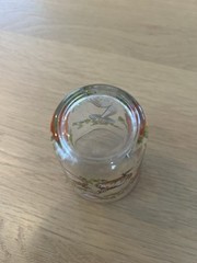 VTG Spice of Life Glass Tumbler Mushroom Tomato Pattern