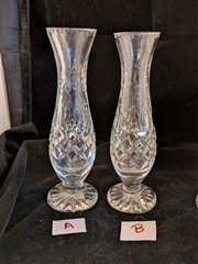 Rogaska Gallia Crystal Vase(s), bud, violet,