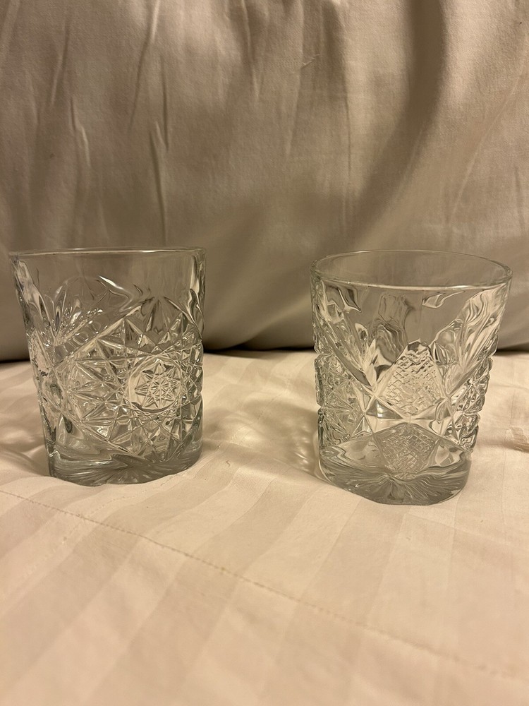 Vintage Libby USA Set Of 2 Glasses Bourbon