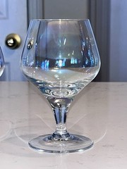 Bohemia Crystal-Crystalex cognac brandy snifters set of 2 Iridescent