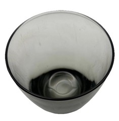 Libbey Smokey Gray Tumblers 8 oz Rounded Bottom. Four Available, sold separately
