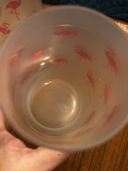 Culver White Frosted Flamingo High Ball Glasses – 2