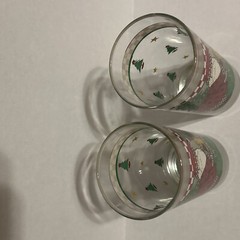 SET OF 2 SAKURA DEBBIE MUMM MAGIC OF SANTA TUMBLERS 16 OZ