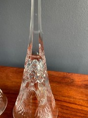 WATERFORD Crystal Toasts Millennium Toasting Champagne Flutes Two Set Germany