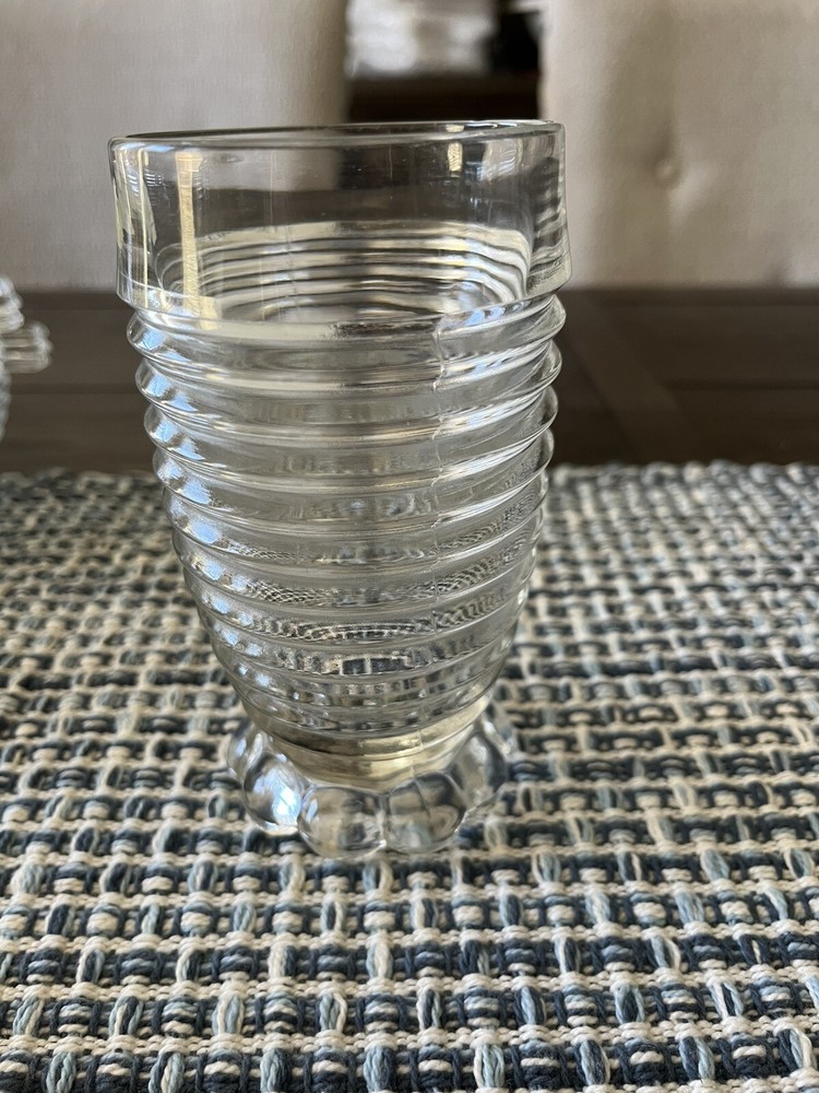 Vintage 1930’s-40’s Anchor Hocking Manhattan Tumbler 5 1/4″ 10 oz.