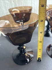 Lenox Antique Brown Champagne Glass Sherbet Bowls 5″ – Set of 4 EUC