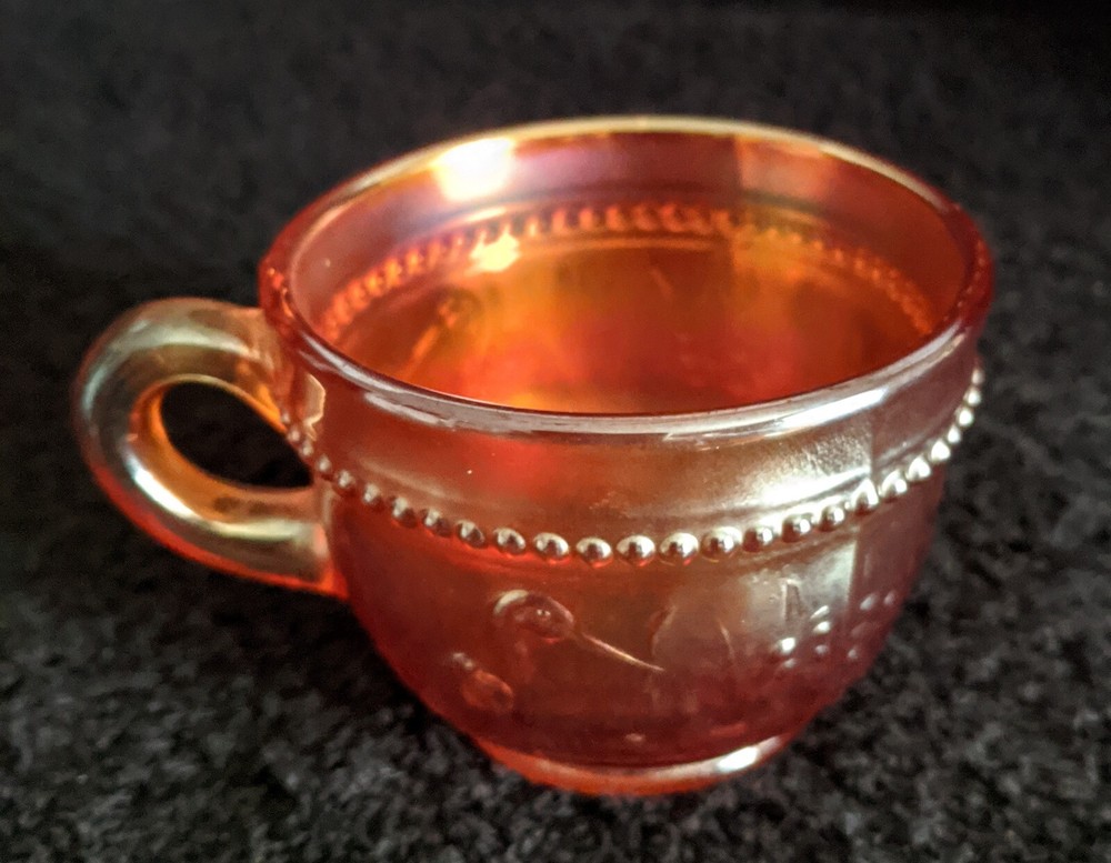 Dugan Stork and Rushes Marigold Carnival Punch Cup