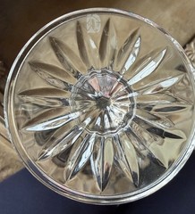 Christofle Black Crystal Kawali Knotched Wine glasses Set of 6. RARE unused