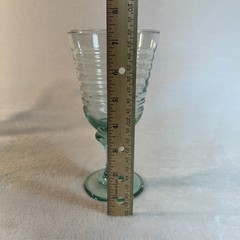 Vintage Libbey Sirrus Spanish Green Water Goblet 7.4″ USA 12oz Replacement