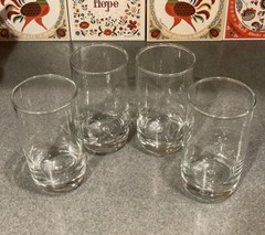 PASABAHCE ‘Centra’ BUBBLE BASE Drinking GLASS Highball Tumbler XLNT Heavy Duty