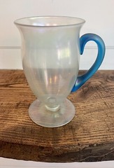 Steuben-Carder Era Iridescent Cyprian Lemonade Glass-Shape #3165