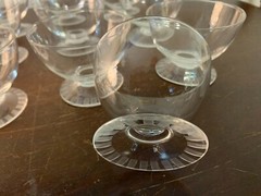 4 Champagne Glasses Model Briançon Crystal By Daum (Price Per Unit) Mod1