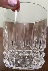 3 Vtg Cristal D’Arques Tuilleries Villandry 3 1/2” Old Fashioned Glasses France