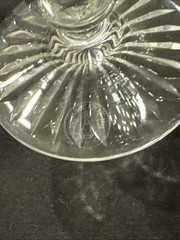 2x BACCARAT Crystal ARMAGNAC Liquor Cocktail Glasses 3 7/8” w/ Starburst Pattern