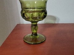 Colony Color Crown Green Liquor Cocktail Water Goblet Stemware Glass Replacement