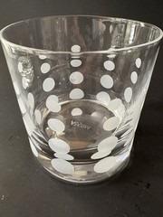 3 MIKASA CHEERS 3 3/4″ TALL 13oz DOUBLE OLD FASHIONED GLASSES -SIGNED- 3 DESIGNS