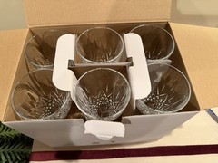 Set of Six Royal Doulton Crystal Wine Goblets Earlswood Collection