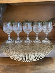 Set of 5 Schott-Zwiesel Crystal WESTMINSTER – Wine Glasses Goblets 6 3/8″ ~ MINT